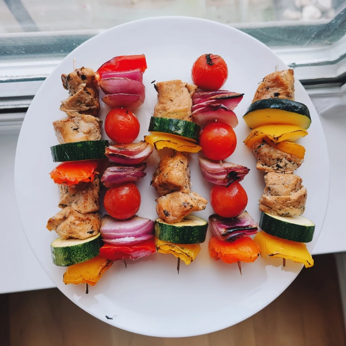 Chicken and Veggie Skewers