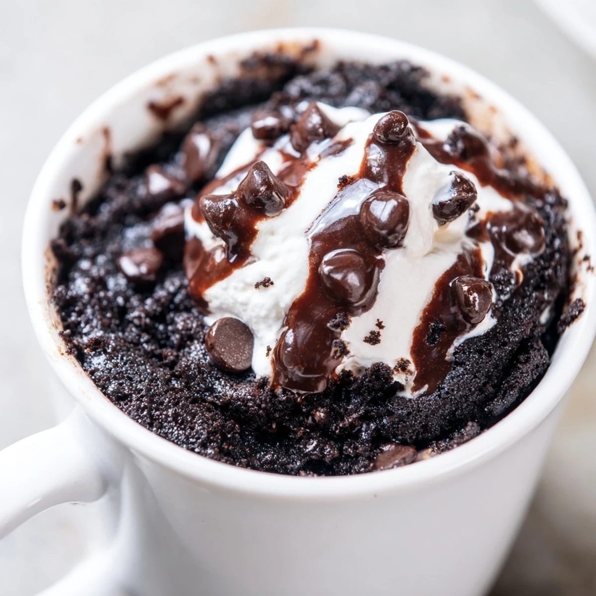 A perfect single-serving Oreo Mug Cake: fudgy, chocolatey, and ready in minutes from the microwave.