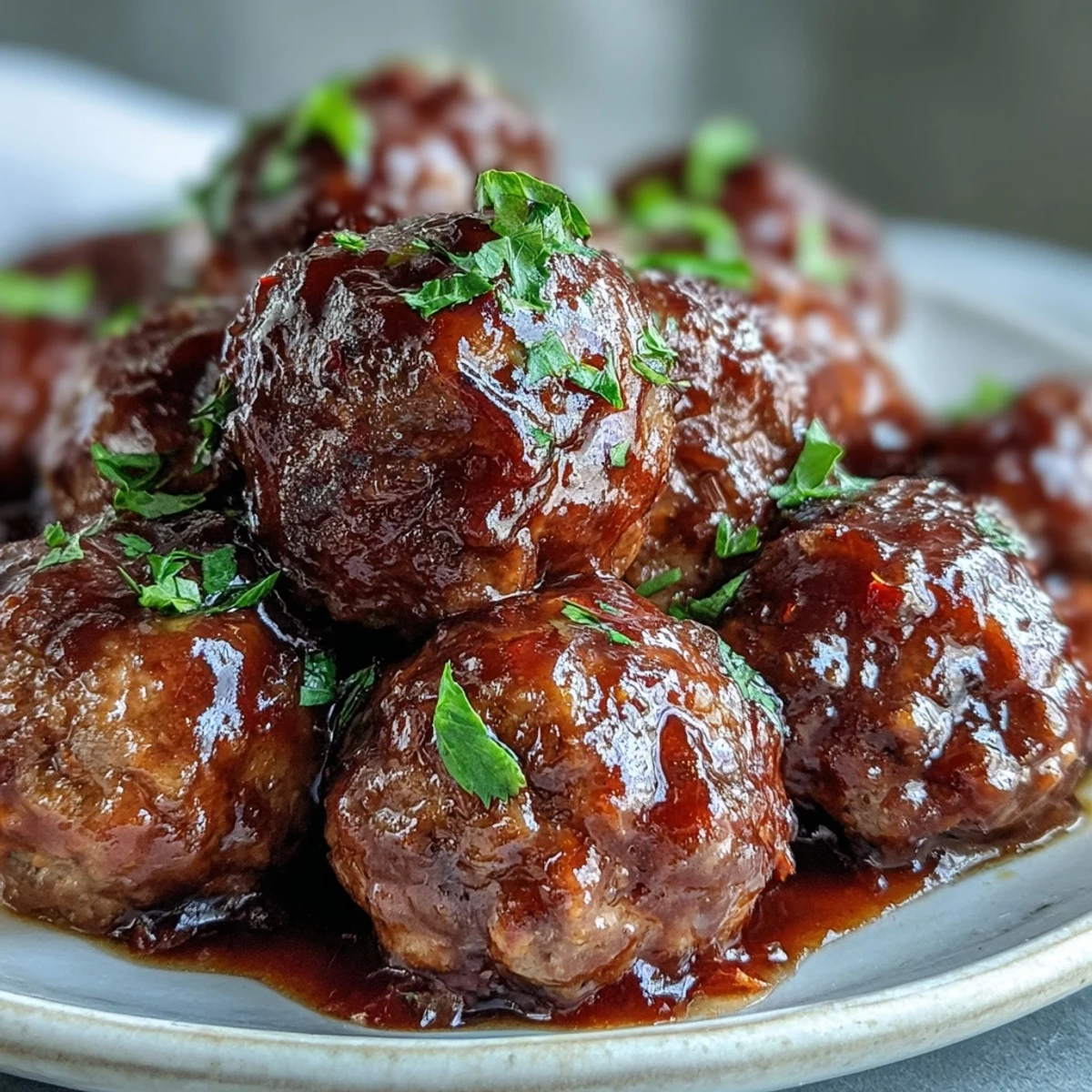 Tender meatballs coated in a tangy sweet and sour sauce, served over steamed jasmine rice.