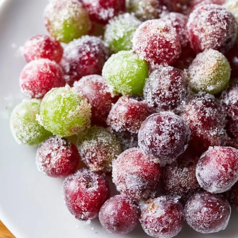 Frozen Grapes Healthy Snack