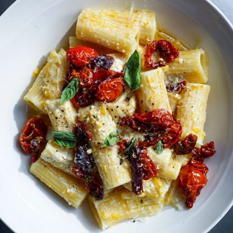 Baked Feta Pasta Tomatoes
