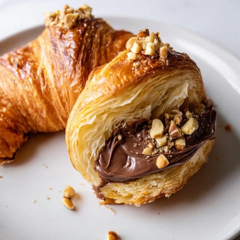 3-Ingredient Nutella Croissants