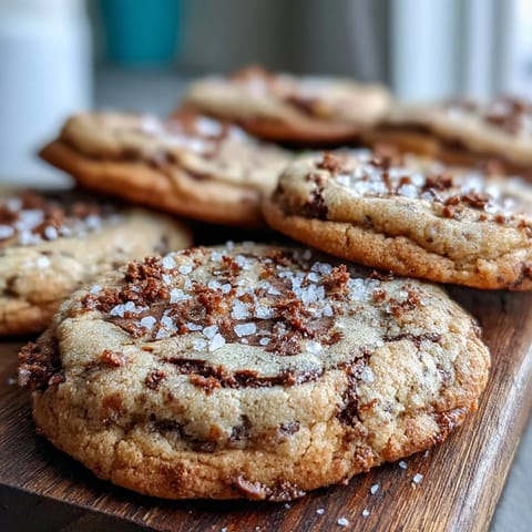 Golden-edged Hojicha Brown Butter Cookies on a cooling rack, showcasing roasted tea powder in the dough for Japanese fusion flavor.