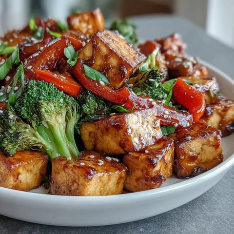 Vegan Teriyaki Tofu Stir-Fry