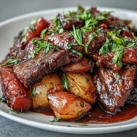 Japanese Nikujaga Beef Potatoes