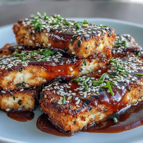 Sesame Tofu Steaks Teriyaki