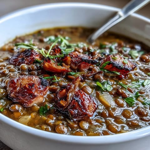 One-Pot Ham Lentil Stew