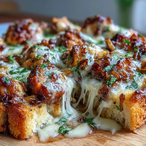 French Onion Chicken Thigh Bake