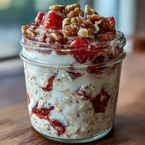 Strawberry Banana Bread Oats