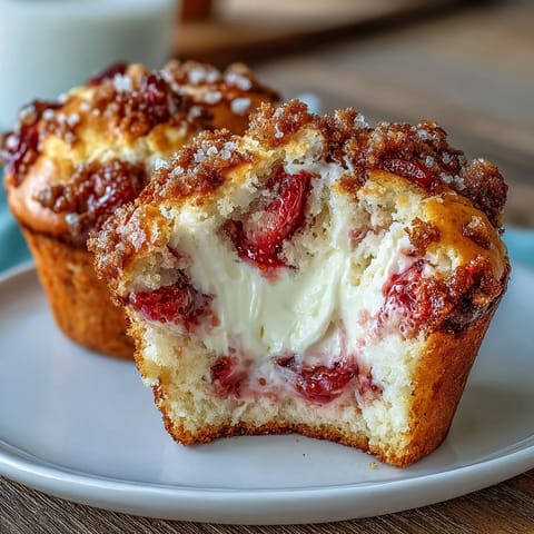 Strawberry Cream Cheese Muffins