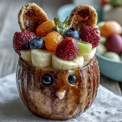 Bunny Fruit Cups Snack