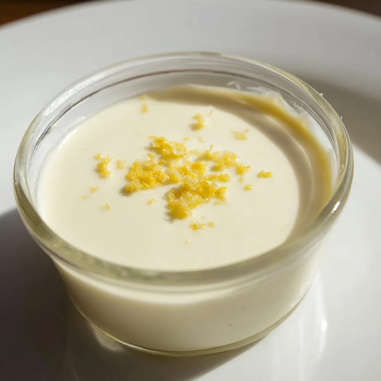 Silky smooth 3-Ingredient Lemon Posset, a quick dessert with bright lemon flavor, ready to enjoy.
