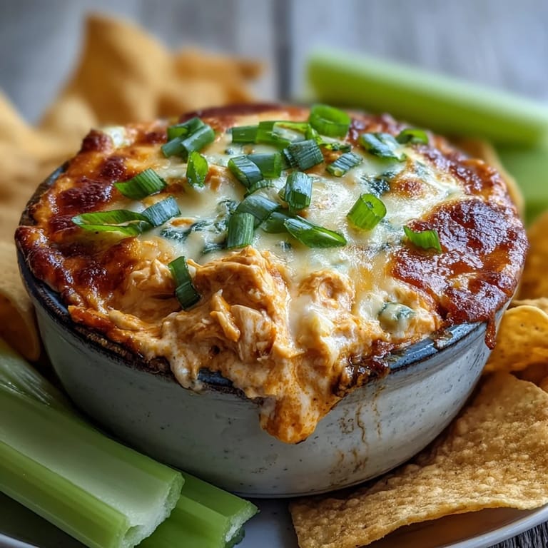 Crock Pot Buffalo Chicken Dip bubbling in the slow cooker with shredded chicken and melted cheese.