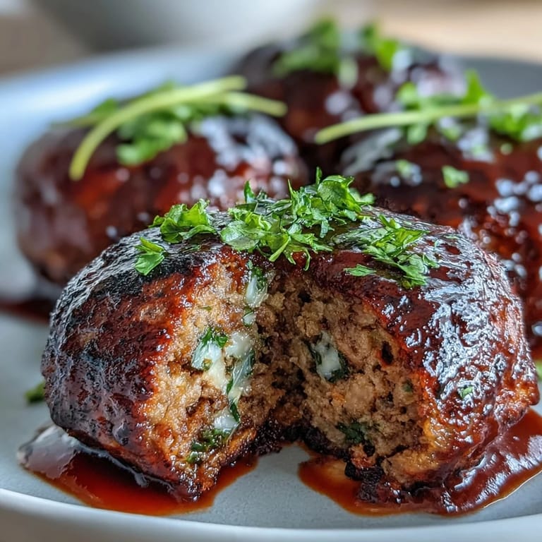 Golden baked lentil meatballs in smoky marinara served atop light, spiralized zucchini noodles.  