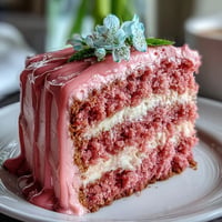 Pink Rosé Velvet Cake with elegant shimmering gold drip, perfect for celebrations.